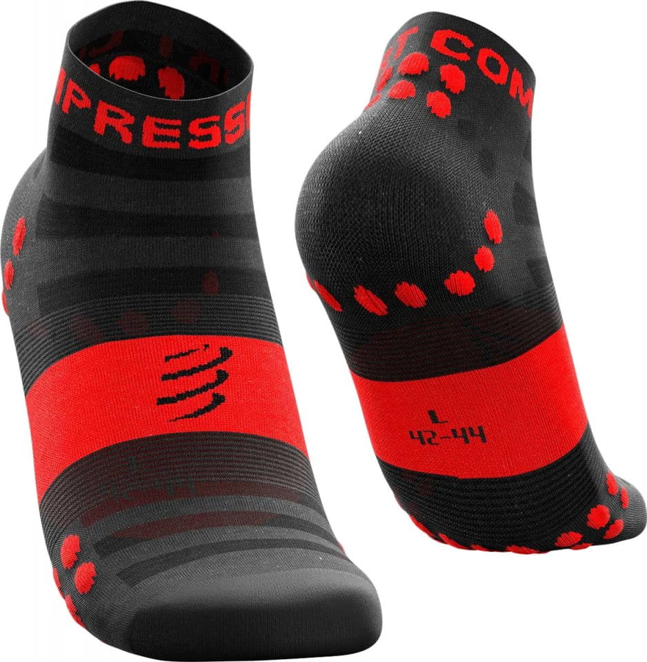 Meias Compressport Pro Racing Socks V3 Ultralight Run Low