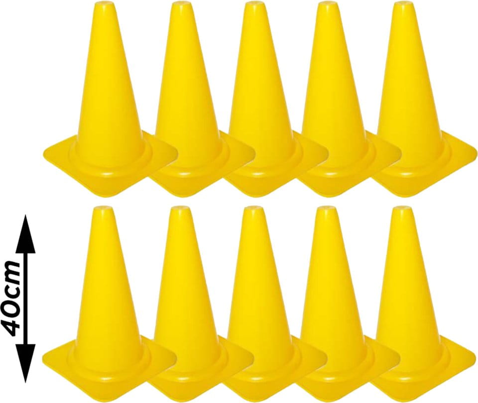 Cones de treino Cawila marking cone L 10er Set 40cm