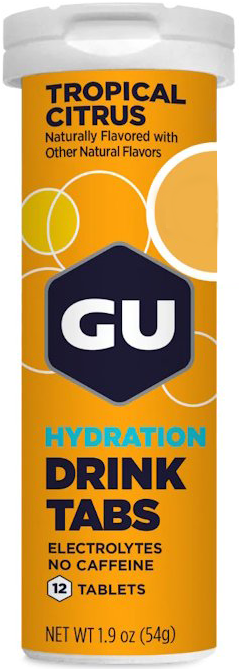 Comprimidos Energy GU Hydration Drink Tabs 54 g Tropical Citrin
