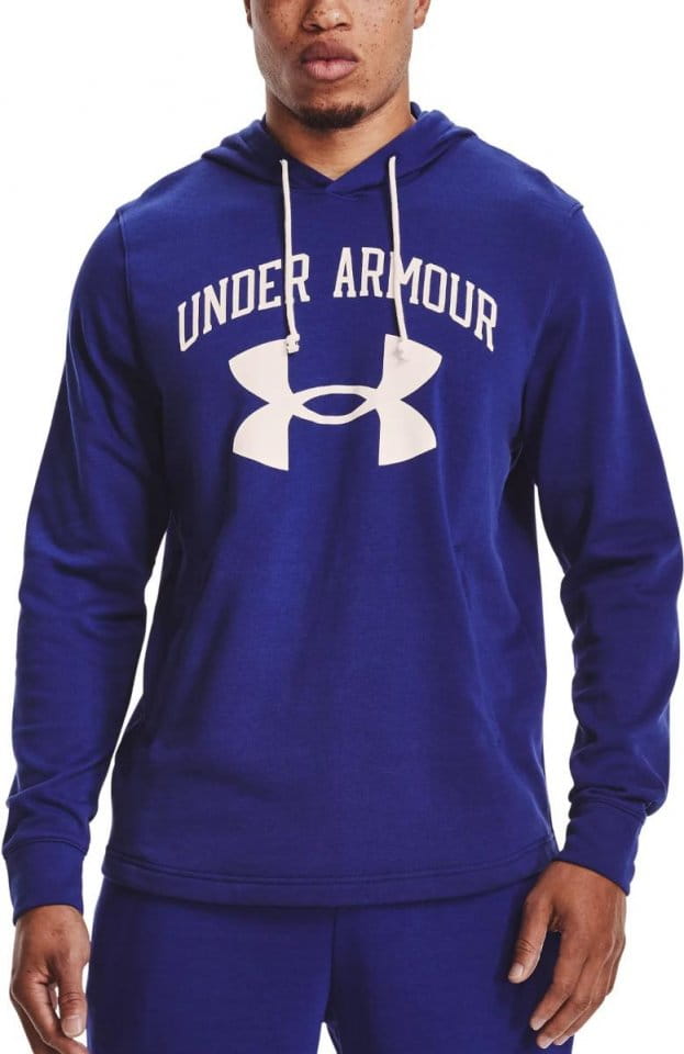 Sweatshirt com capuz Under Armour UA RIVAL TERRY BIG LOGO HD-BLU
