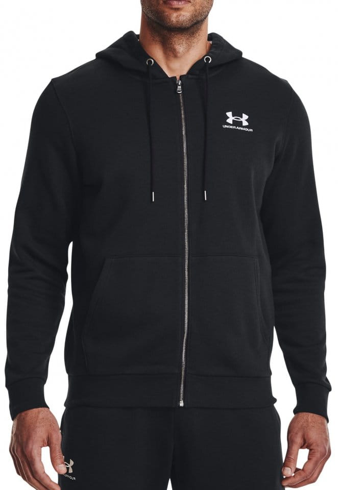 Sweatshirt com capuz Under Armour UA Essential Fleece FZ Hood-BLK