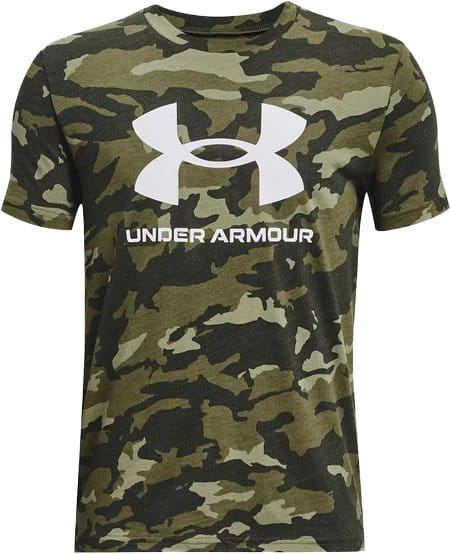 T-shirt Under Armour UA SPORSTYLE LOGO AOP SS-GRN