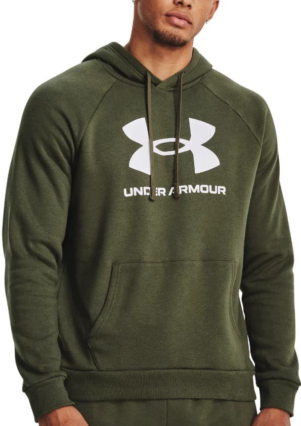 Sweatshirt com capuz Under Armour UA Rival Fleece Logo HD-GRN