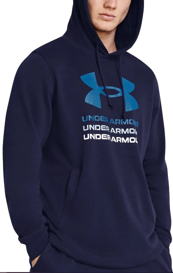 Sweatshirt com capuz Under Armour UA Rival Terry Graphic Hood-BLU