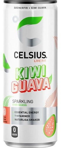 Bebidas e energéticas Celsius Kiwi Guava - 355ml