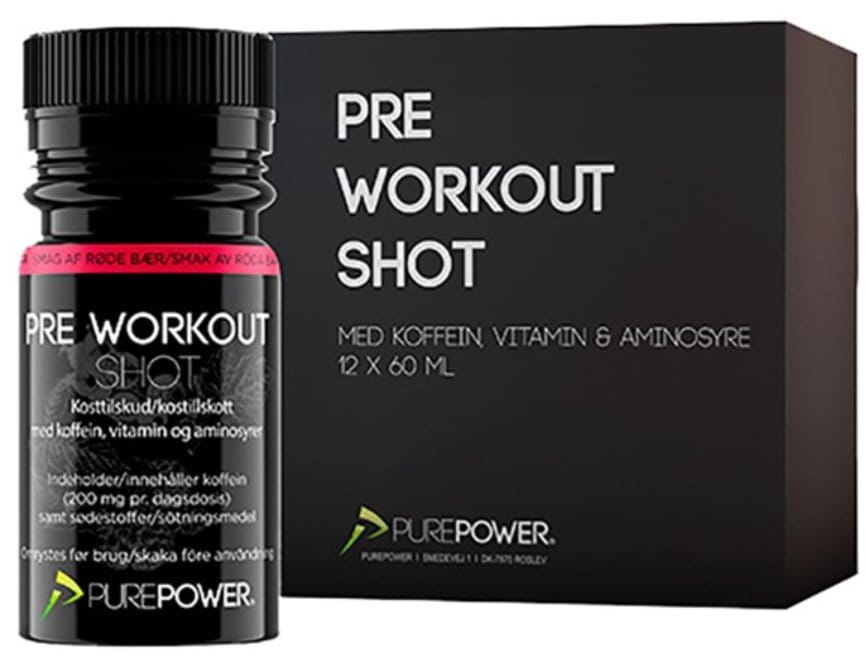 Bebida Pure Power Pre Workout Shot 60 ml