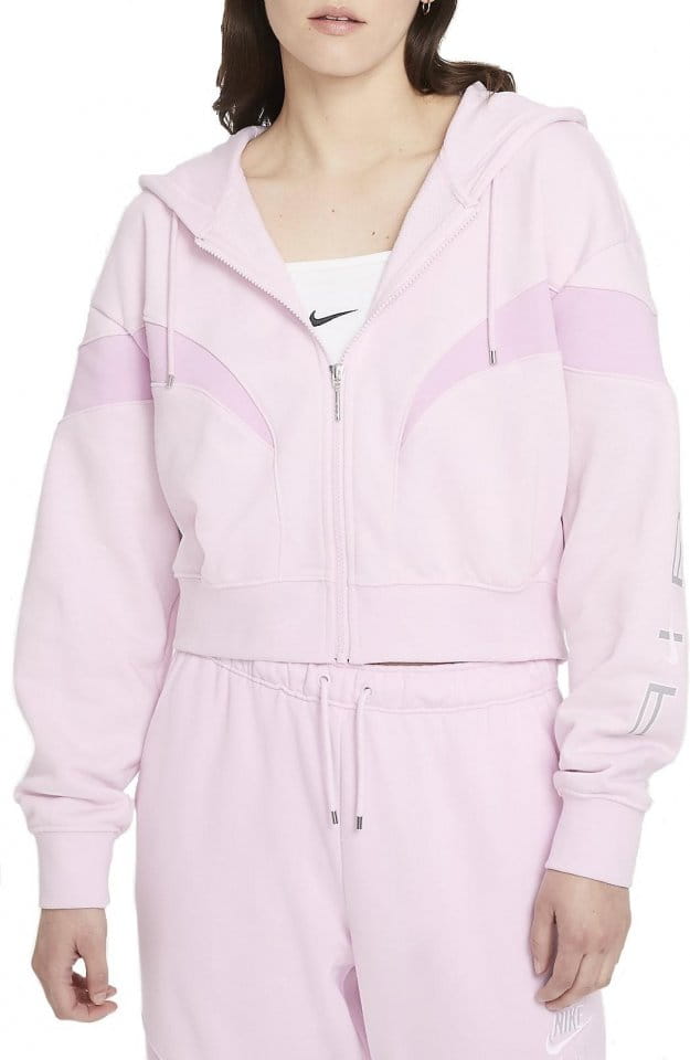 Sweatshirt com capuz Nike Air Women s Oversized Fleece Full-Zip Hoodie