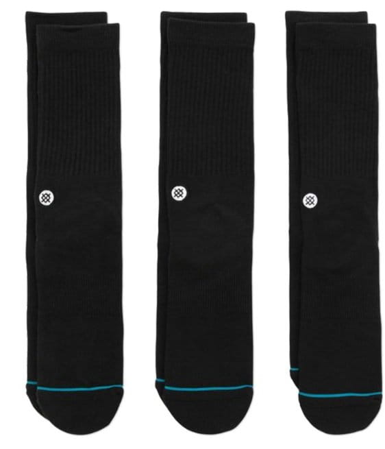 Meias stance uncommon solids icon socks 3er pack
