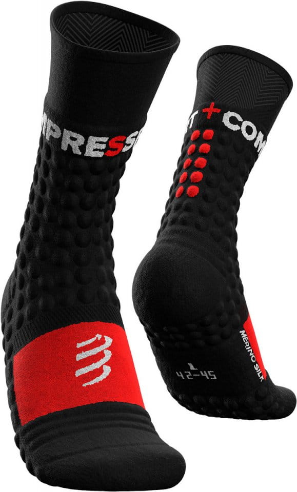 Meias Compressport Pro Racing Socks Winter Run