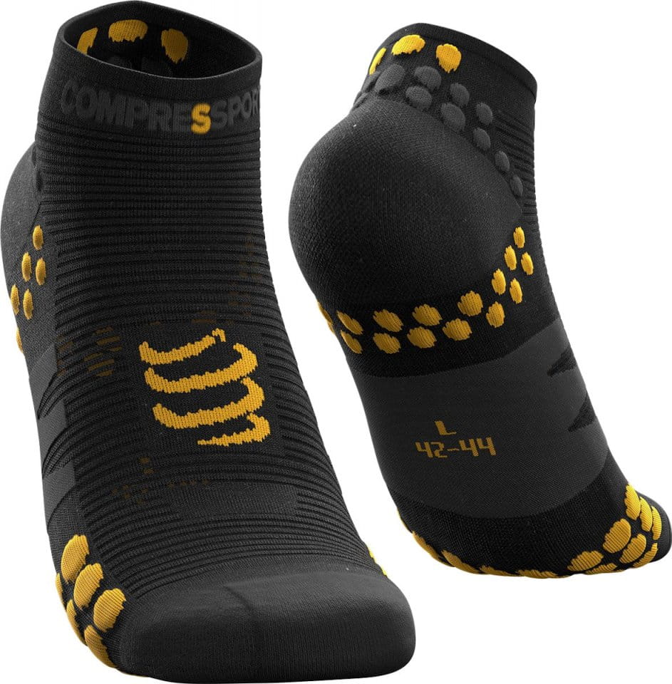 Meias Compressport Pro Racing Socks v3.0 Run Low - Black Edition 2022